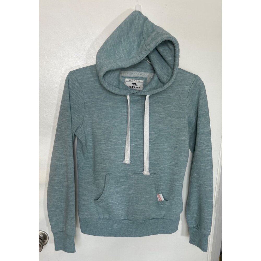 Reflex Women Blue Heathered Hoodie Size S
